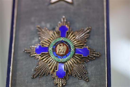 A Grand Cross and Star Order of the Crown of Romania